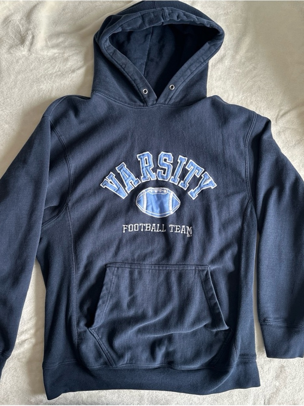 Steve & Barry's Navy Varsity Football Team Hoodie